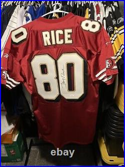 Jerry Rice Game Used/Issued Rare 1996 Niners Jersey Autographed JSA Authentic