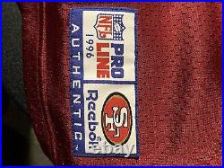 Jerry Rice Game Used/Issued Rare 1996 Niners Jersey Autographed JSA Authentic