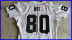 Jerry Rice Oakland Raiders Game Used Issued Reebok Jersey sz 48