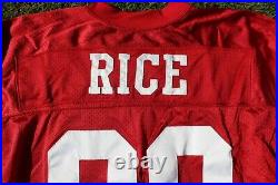 Jerry Rice San Francisco 49ers Game Issued Jersey circa 1989