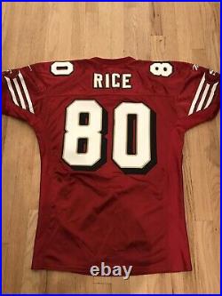 Jerry Rice Team issued San Francisco 49ers Jersey Game Used Worn Jersey
