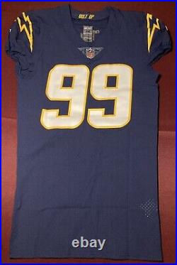 Jerry Tillery Los Angeles Chargers NFL Team Issued Game Jersey (Notre Dame)