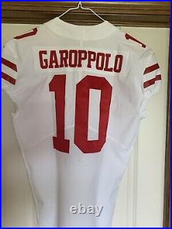 Jimmy Garoppolo San Francisco 49ers Game Team Issued SB LIV Jersey sz 44