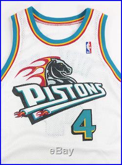 Joe Dumars 1997-1998 Detroit Pistons Game Issued Pro Cut Jersey
