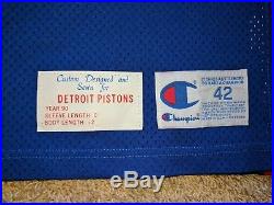 Joe Dumars Detroit Pistons 1990-91 game procut issued Jersey Worn Used