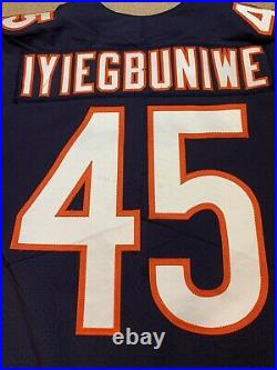 Joel Iyiegbuniwe Chicago Bears 2017 Nike Game Worn Used Issued NFL Jersey 44 WOW
