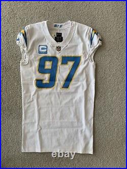 Joey Bosa #97 Los Angeles Chargers Team-Issued NFL Football Jersey Away 2022