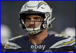 Joey Bosa Authentic San Diego Chargers Game Issued Jersey Spanos Patch + Gloves