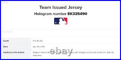 John Valentin Team Issued Away Grey Majestic Jersey Dodgers XL / Xlarge MLB