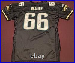 John Wade Jacksonville Jaguars NFL Black Signed Game Issued Jersey (Marshall)