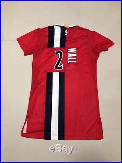 John Wall Washington Wizards Game Worn Used Issued Jersey