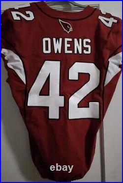 Jonathan Owens Game Issued NFL Jersey AZ Cardinals Packers Simone Biles Husband