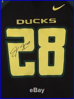 Jonathan stewart Oregon Ducks Team Issued Jersey Not Game Worn Game Used Signed