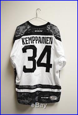 Joonas Kemppainen Providence Bruins Game Issued Military Jersey
