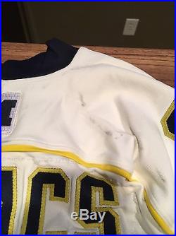 Jordan Kovacs Michigan Football Game Worn Jersey Legends Patch Used Worn Issued