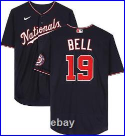 Josh Bell Washington Nationals Player-Issued #19 Navy Jersey from Item#13377597