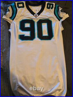 Julius Peppers Game Issued SIGNED AUTOGRAPHED Carolina Panthers Jersey Sz 46