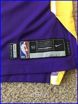 Julius Randle Lakers Jersey Purple Team Issued Pro Cut Game Worn Sz 50 Nike