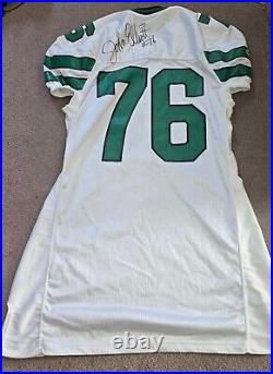 Jumbo Elliott New York Jets Team issued Autographed Game Jersey NOBR