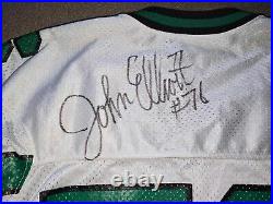 Jumbo Elliott New York Jets Team issued Autographed Game Jersey NOBR