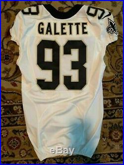 Junior Galette New Orleans Saints Game Issued Jersey Size 42