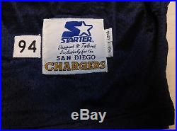 Junior JR Seau Game Issued On Field 1994 Chargers Football Starter Jersey #55