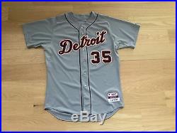 Justin Verlander 2012 Game Issued Team Jersey Detroit Tigers Shows Use Auto