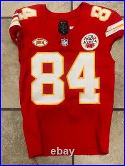 Justin Watson Kansas City Chiefs Playoff Game issued Jersey vs. Miami Dolphins