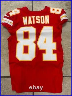 Justin Watson Kansas City Chiefs Playoff Game issued Jersey vs. Miami Dolphins