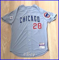 Kyle Hendricks Auto 2015 Game Issued Used Worn Chicago Cubs Jersey Mlb Hologram