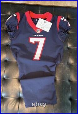 Ka'imi Fairbairn Authentic Houston Texans Game Issued Full Uniform Signed Jersey