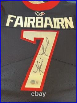 Ka'imi Fairbairn Authentic Houston Texans Game Issued Full Uniform Signed Jersey