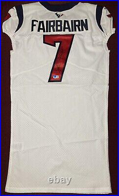 Ka'imi Fairbairn Signed Houston Texans NFL Team Issued #7 Game Jersey (UCLA)