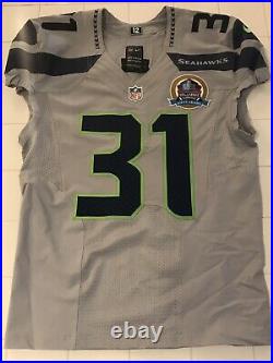 Kan Chancellor Team Issued Pro Cut Seattle Seahawks Game Jersey Game Worn Used