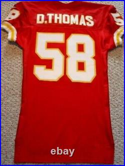 Kansas City Chiefs 1998 Authentic Game Jersey Derrick Thomas Team Issue Jersey