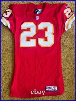 Kansas City Chiefs NFL game issued jersey. Number 23. Size 42. Reebok