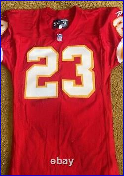 Kansas City Chiefs NFL game issued jersey. Number 23. Size 42. Reebok