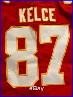 Kansas City Chiefs Team Game Issued Travis Kelce Super Bowl SB 54 Nike Jersey