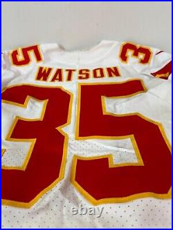 Kansas City Chiefs Vs Colts Jaylen Watson Game Used Jersey Nike Away #35 White