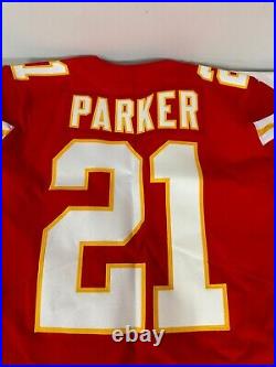 Kansas City Chiefs Vs Packers Aaron Parker Game Issue Jersey Nike Home #35 Red