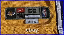 Karl Malone Los Angeles Lakers Signed Autograph Pro Cut Game Issued Nike Jersey