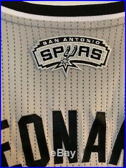 Kawhi Leonard Customized Worn Issued San Antonio Spurs Game Jersey Alternate