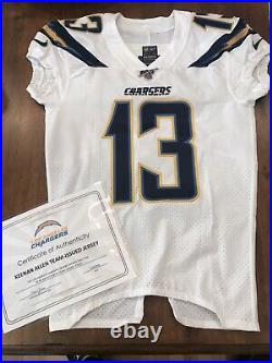 Keenan Allen Team Issued San Diego Los Angeles Chargers Jersey Game Used