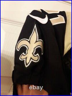 Keenan Lewis 2014 New Orleans Saints Black Game Issued Used Jersey Sz 40