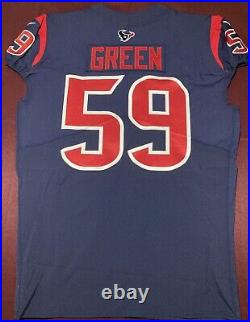 Kenyon Green Houston Texans NFL Team Issued Color Rush Game Jersey (Texas A&M)