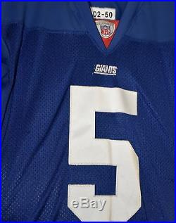 Kerry Collins NY Giants Home Jersey Game Issued Jersey MeiGray COA