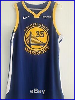 Kevin Durant Warriors 2019 Finals Game Issued Nike Jersey Game Worn Curry