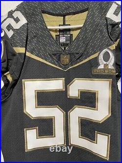 Khalil Mack 2016 NFL Game Issued Pro Bowl Jersey Oakland Raiders COA PSA/DNA