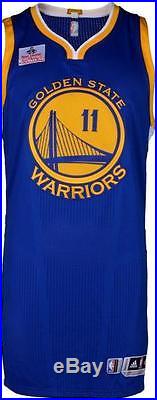 Klay Thompson Golden State Warriors Autographed Game-Issued Jersey Item#6782160