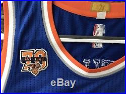 Knicks Carmelo Anthony 2016-17 Pro Cut Game Issued Jersey Adidas Authentic Rev30